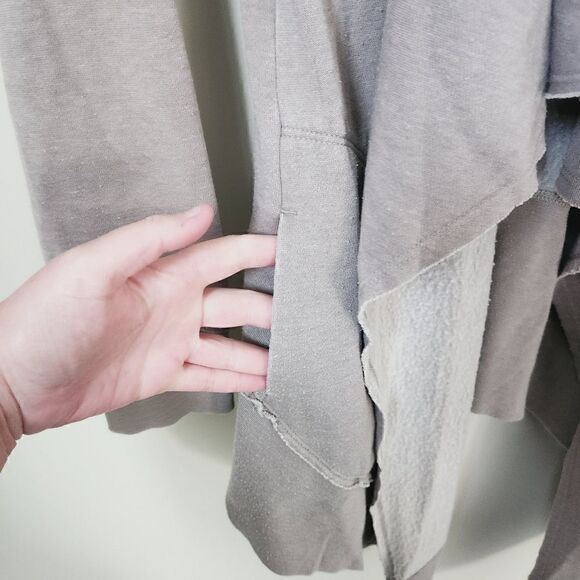 Calvin Klein Grey Wrap Sweatshirt - Picture 2 of 7